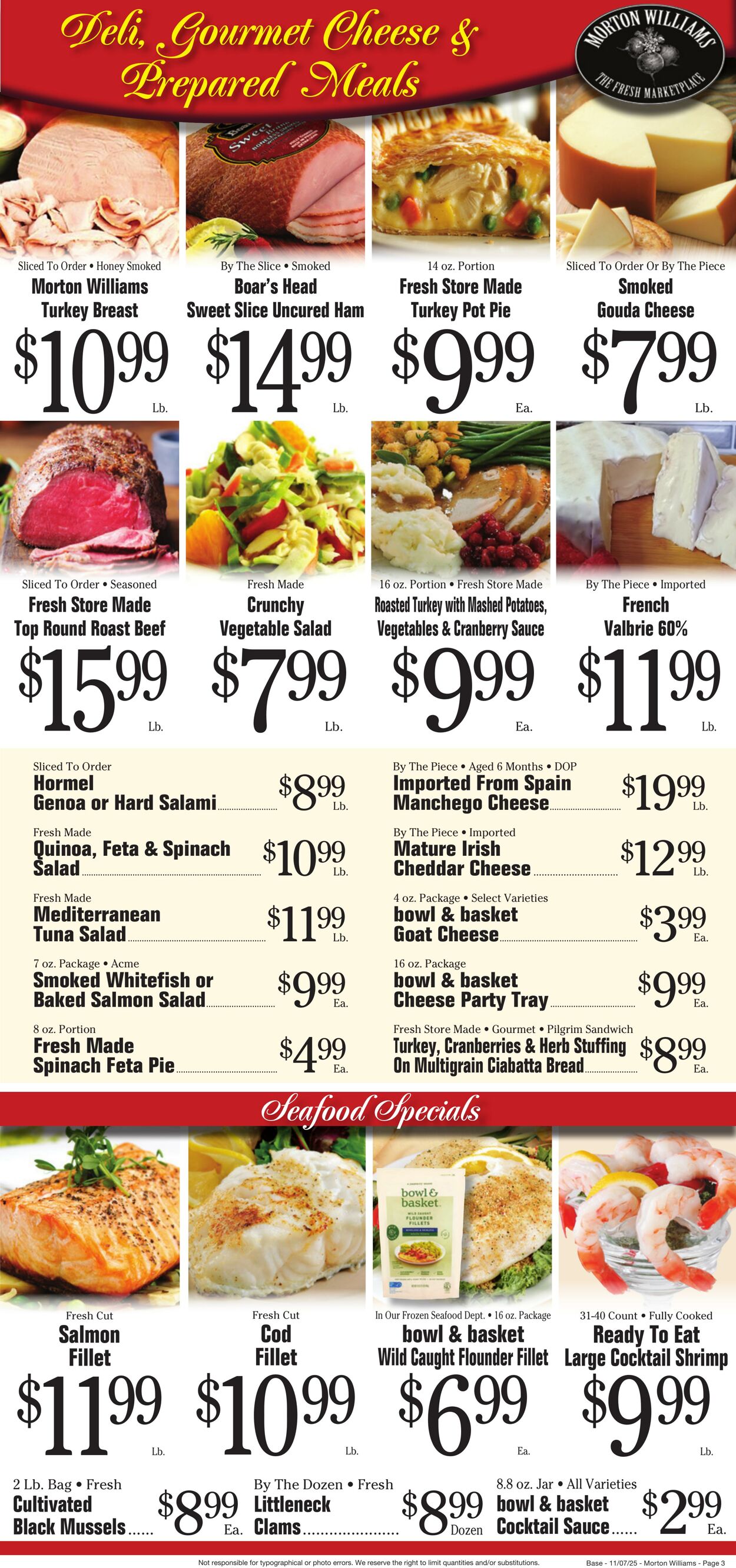 Weekly ad Morton Williams 11/07/2025 - 11/13/2025