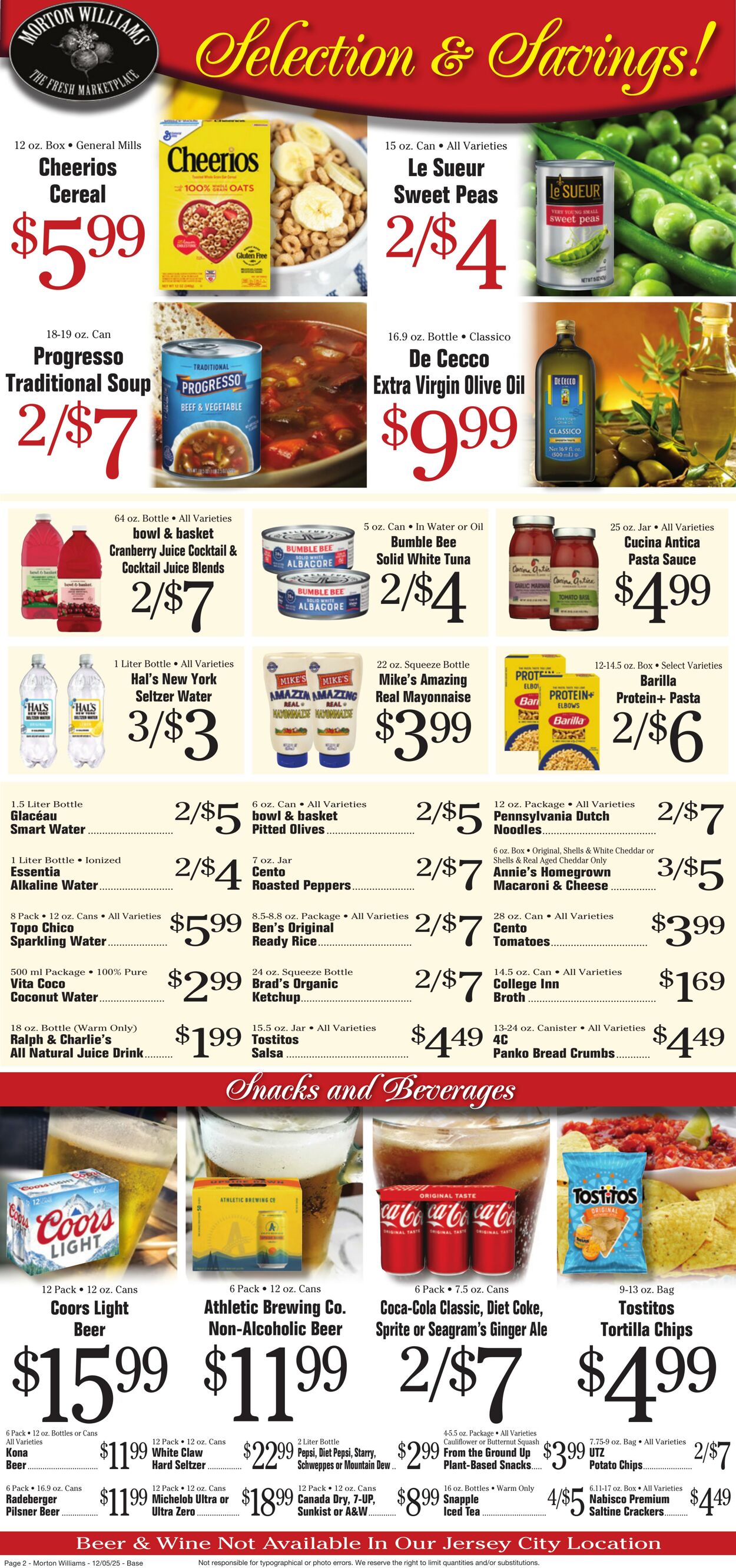 Weekly ad Morton Williams 12/05/2025 - 12/11/2025