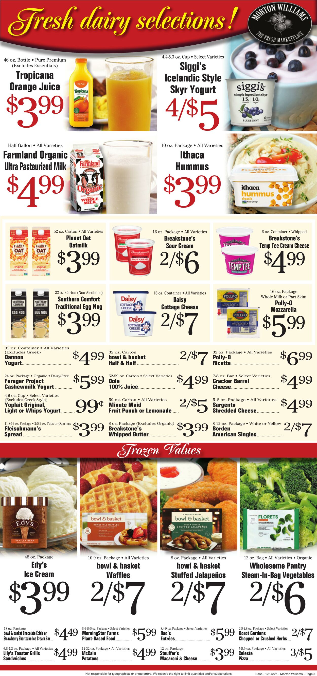 Weekly ad Morton Williams 12/05/2025 - 12/11/2025