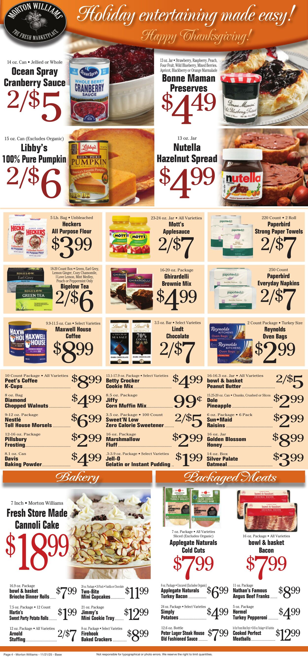 Weekly ad Morton Williams 11/21/2025 - 11/27/2025