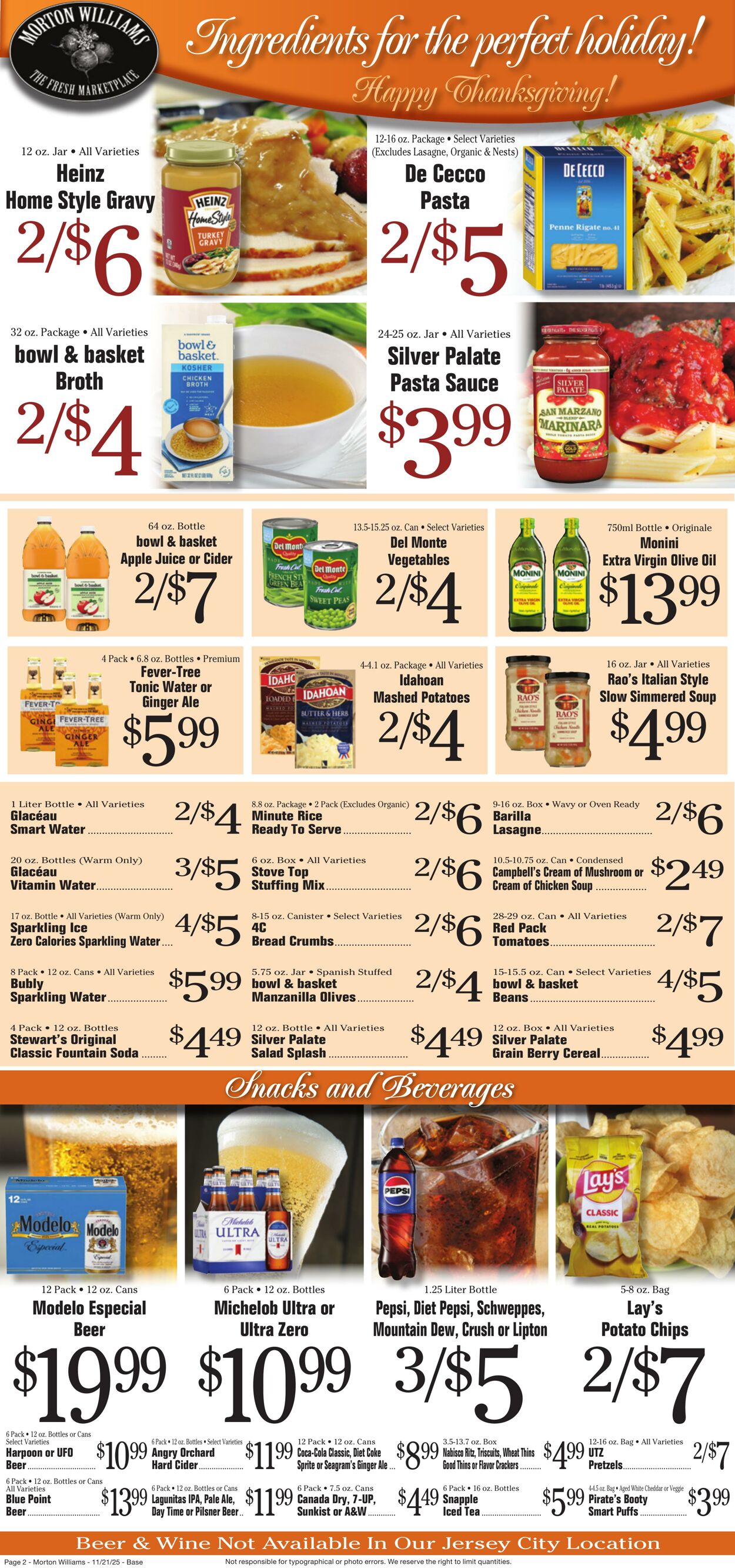 Weekly ad Morton Williams 11/21/2025 - 11/27/2025