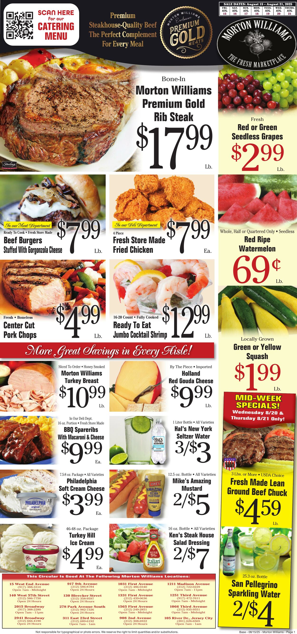 Weekly ad Morton Williams 08/15/2025 - 08/21/2025
