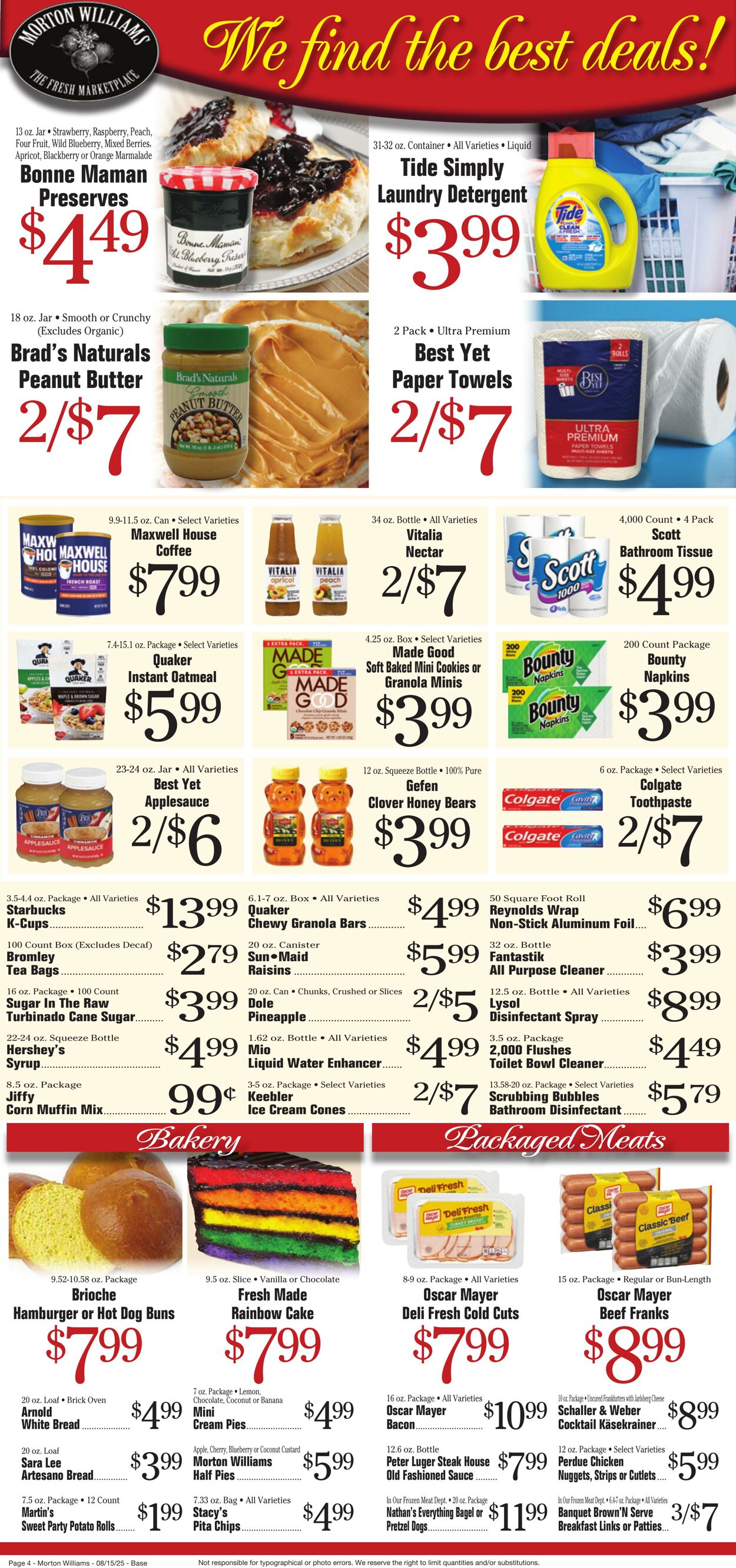 Weekly ad Morton Williams 08/15/2025 - 08/21/2025