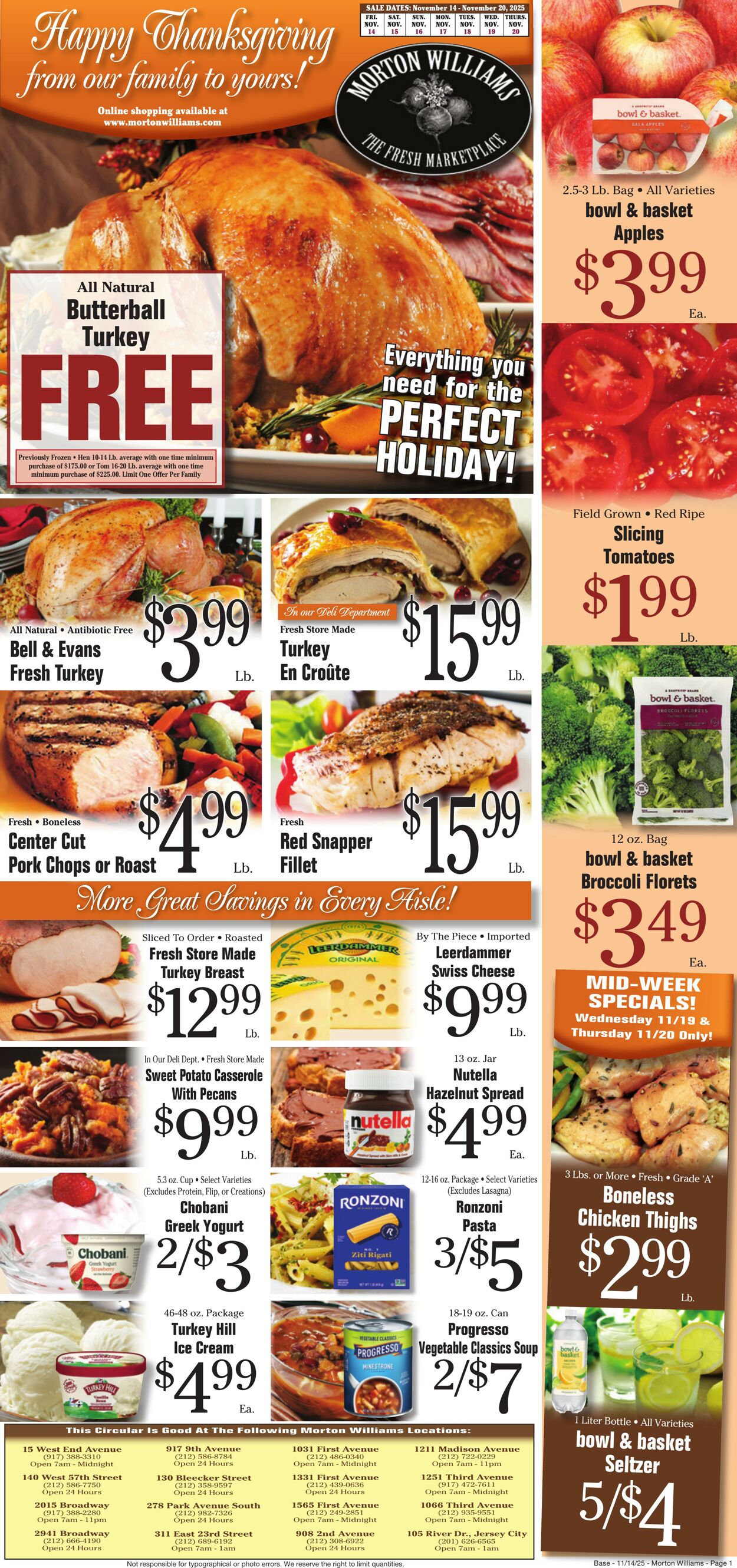 Weekly ad Morton Williams 11/14/2025 - 11/20/2025