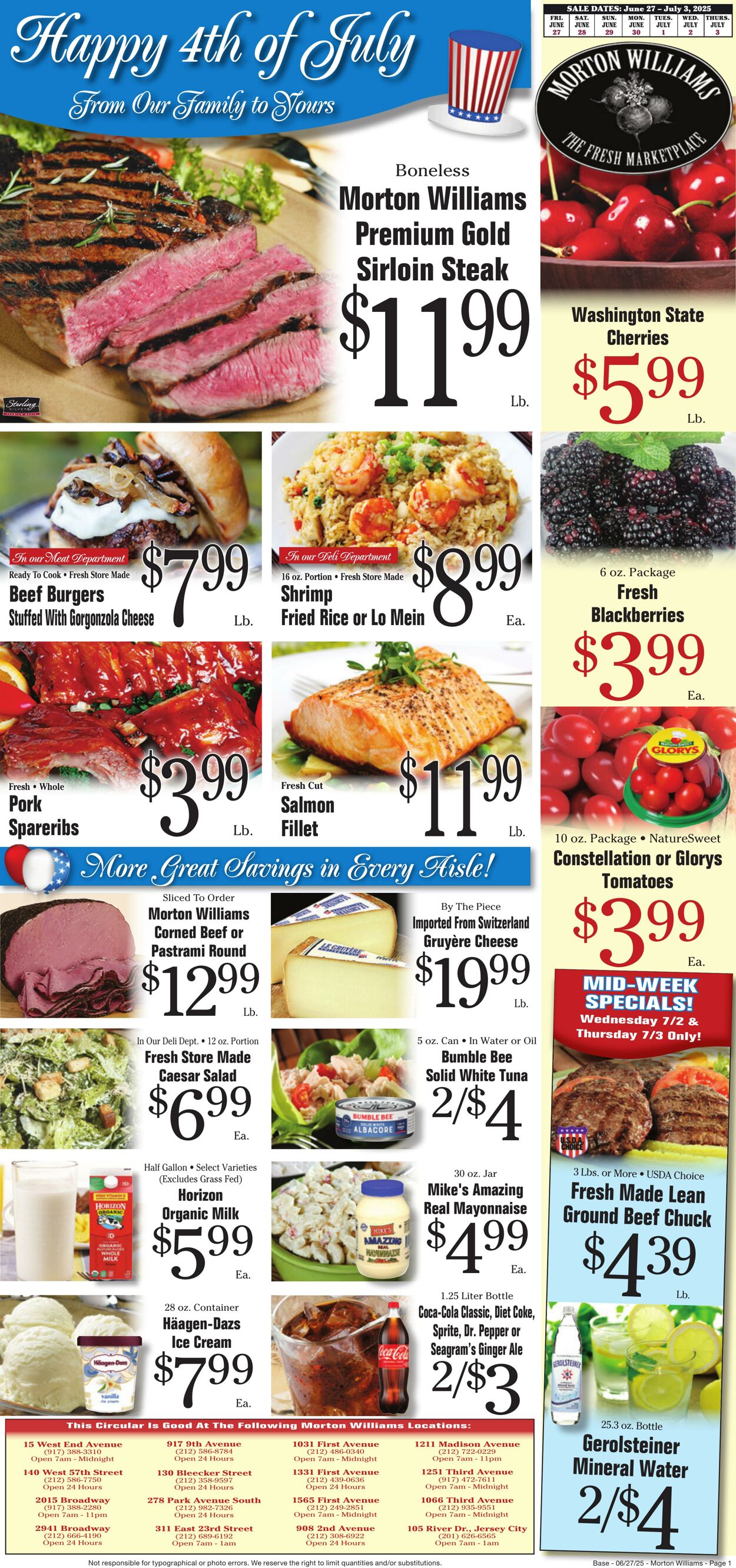 Weekly ad Morton Williams 06/27/2025 - 07/03/2025