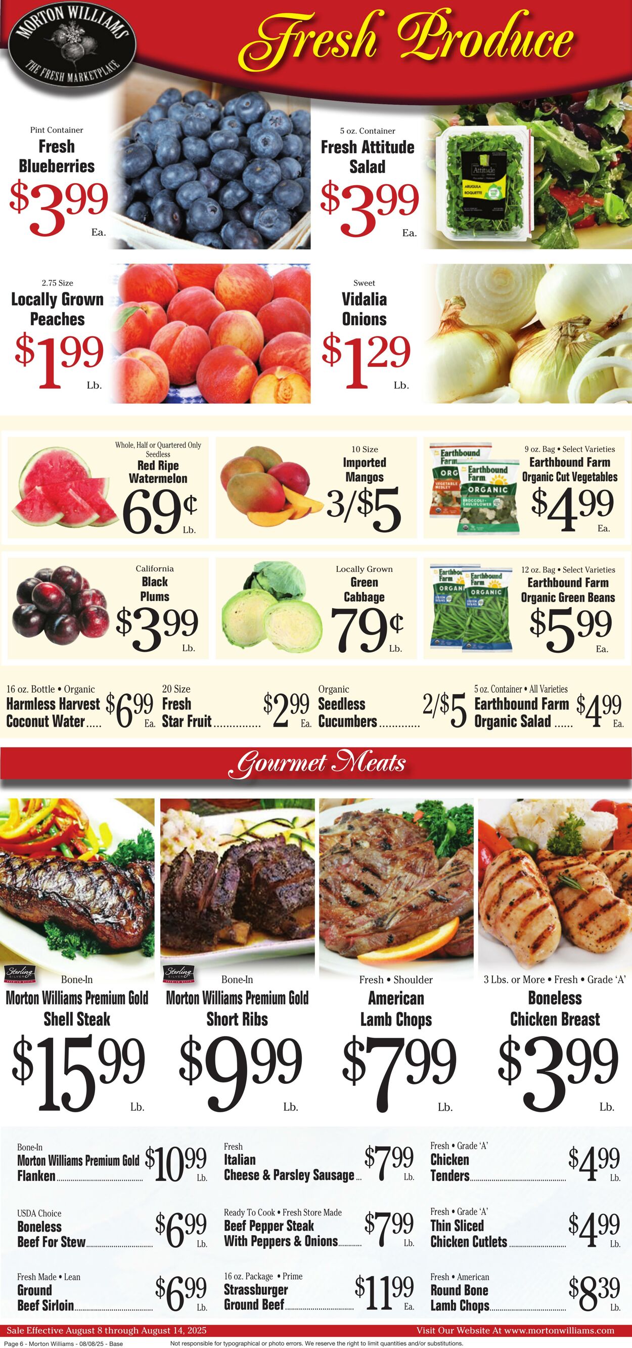 Weekly ad Morton Williams 08/08/2025 - 08/14/2025