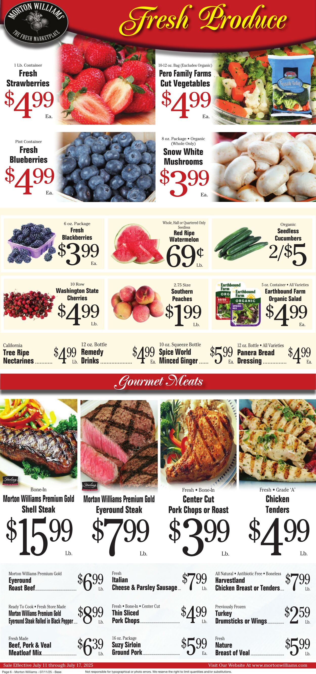 Weekly ad Morton Williams 07/11/2025 - 07/17/2025