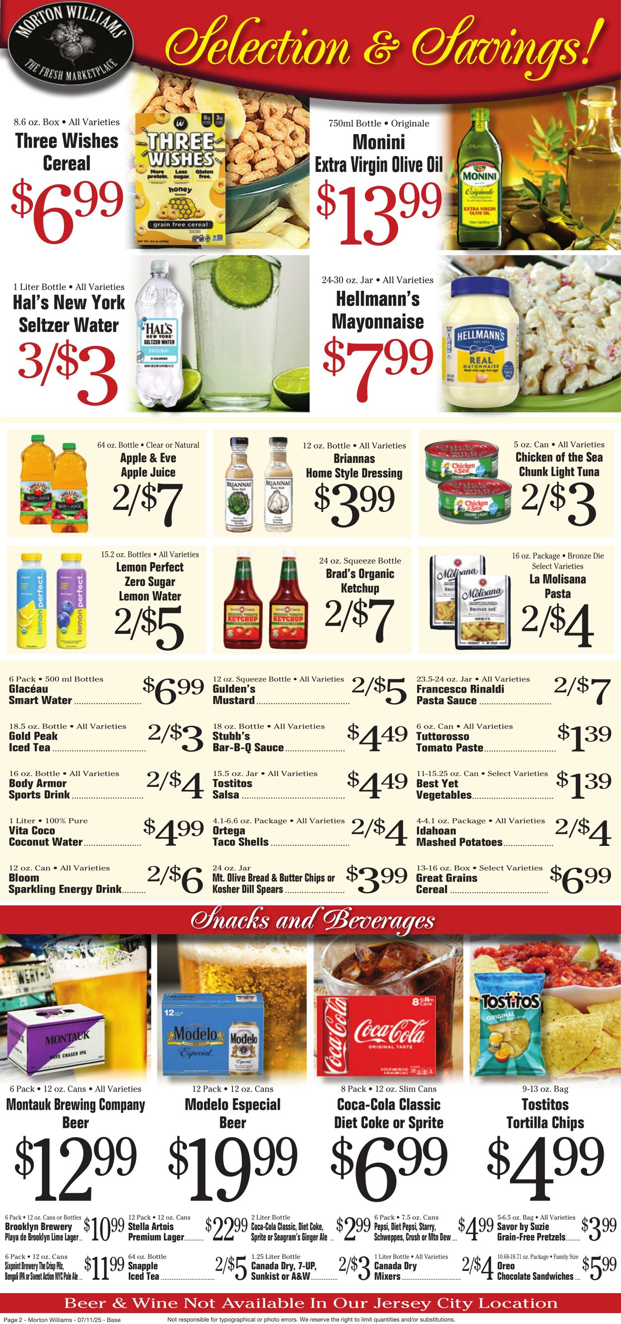 Weekly ad Morton Williams 07/11/2025 - 07/17/2025