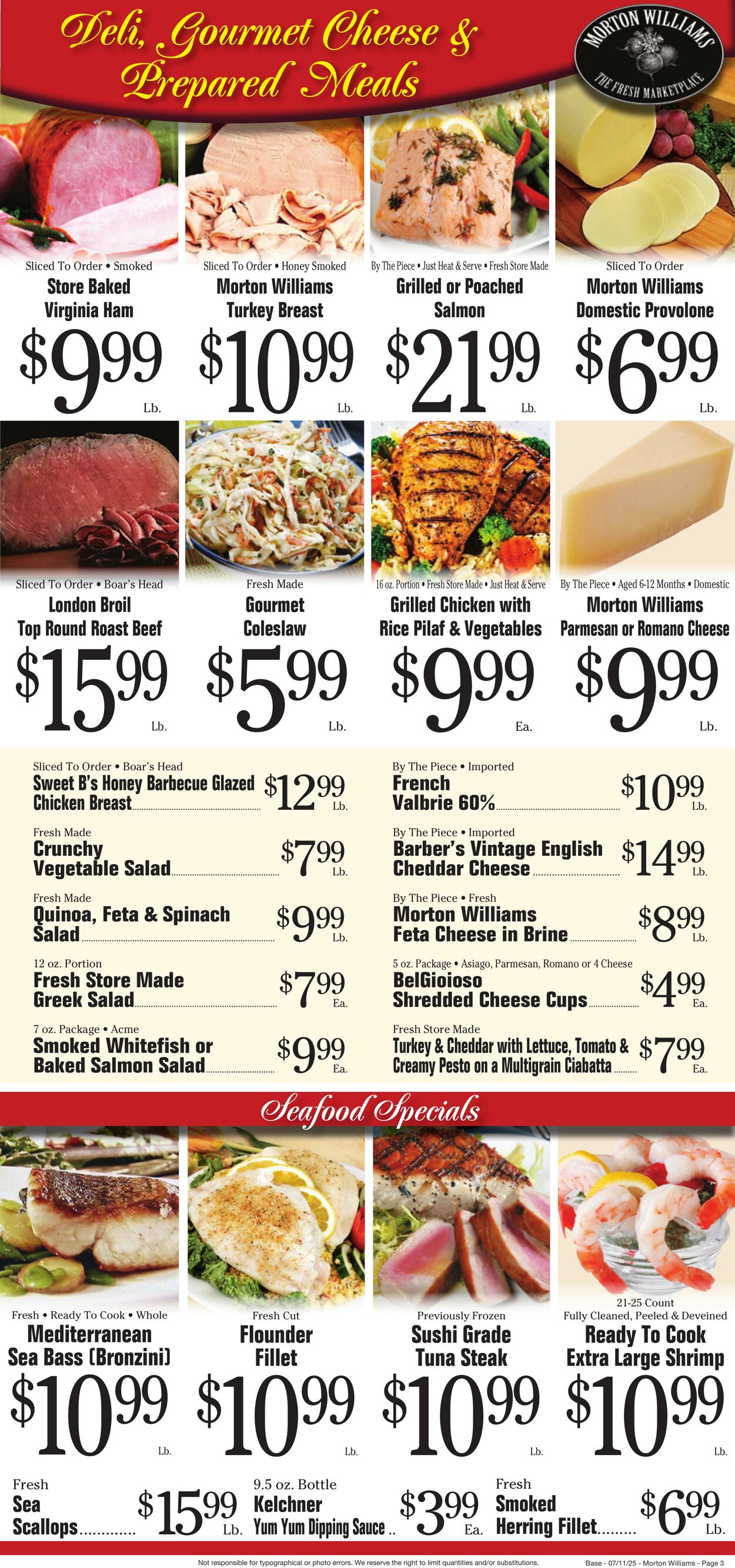 Weekly ad Morton Williams 07/11/2025 - 07/17/2025