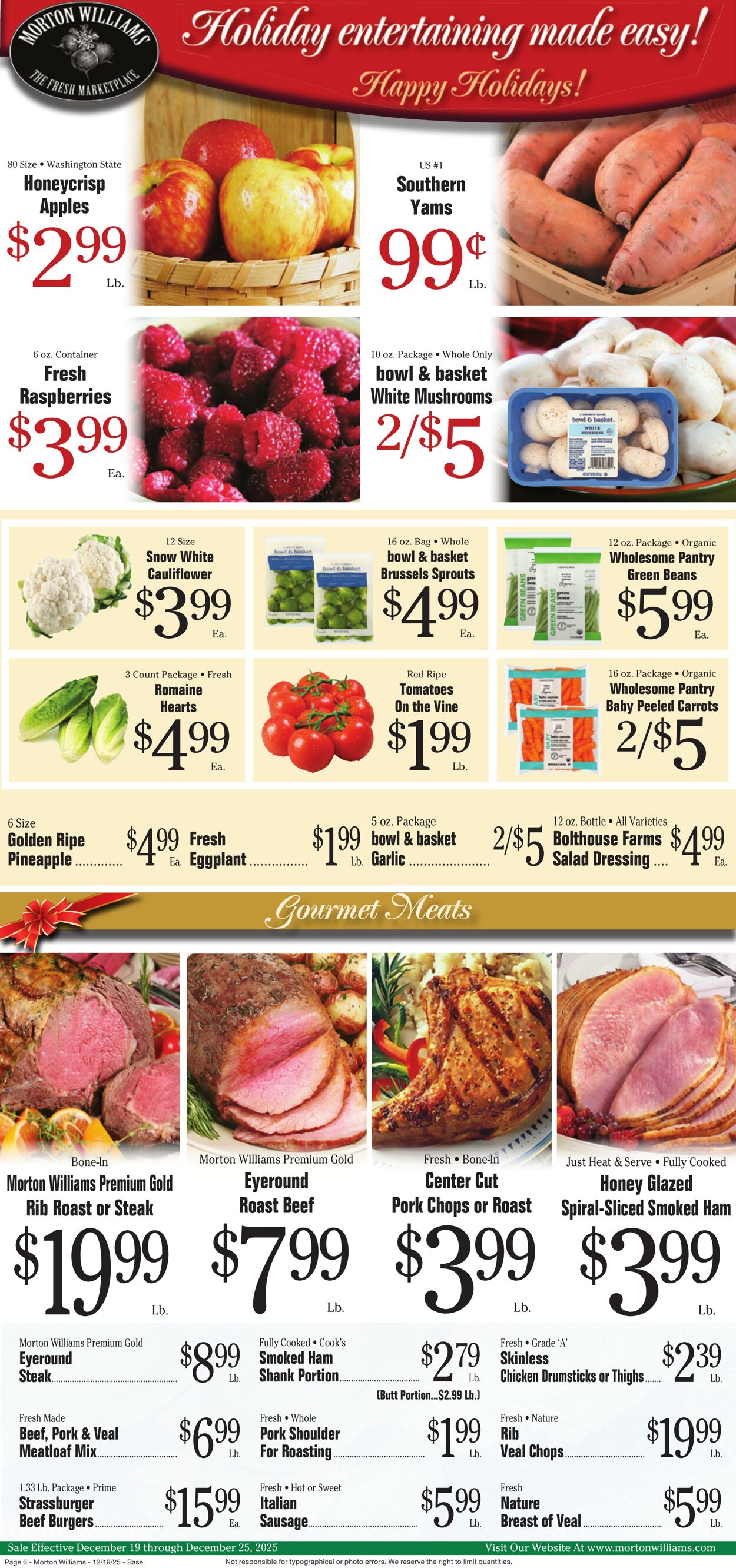 Weekly ad Morton Williams 12/19/2025 - 12/25/2025