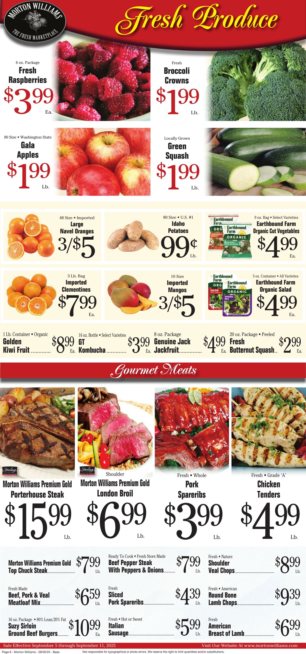 Weekly ad Morton Williams 09/05/2025 - 09/11/2025