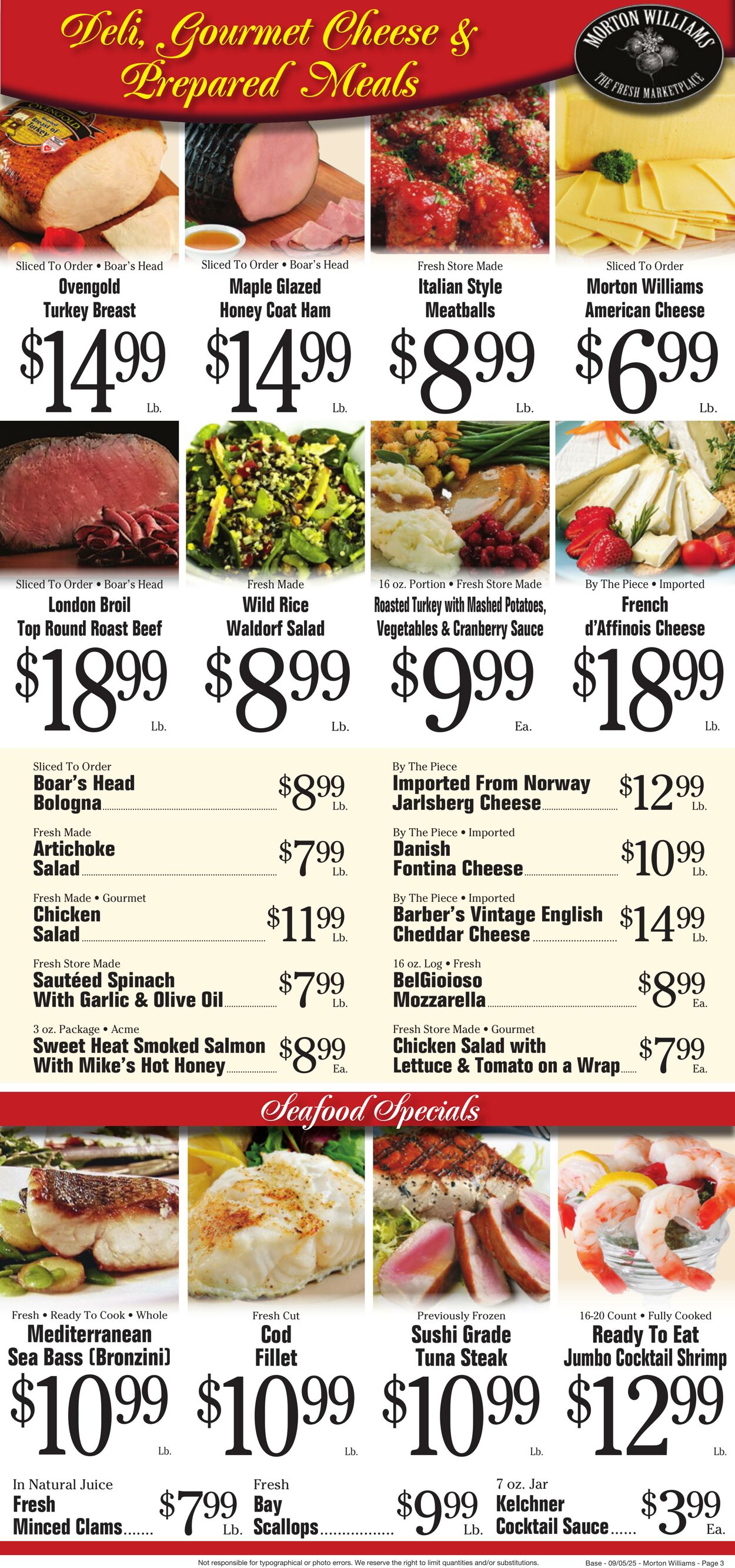 Weekly ad Morton Williams 09/05/2025 - 09/11/2025