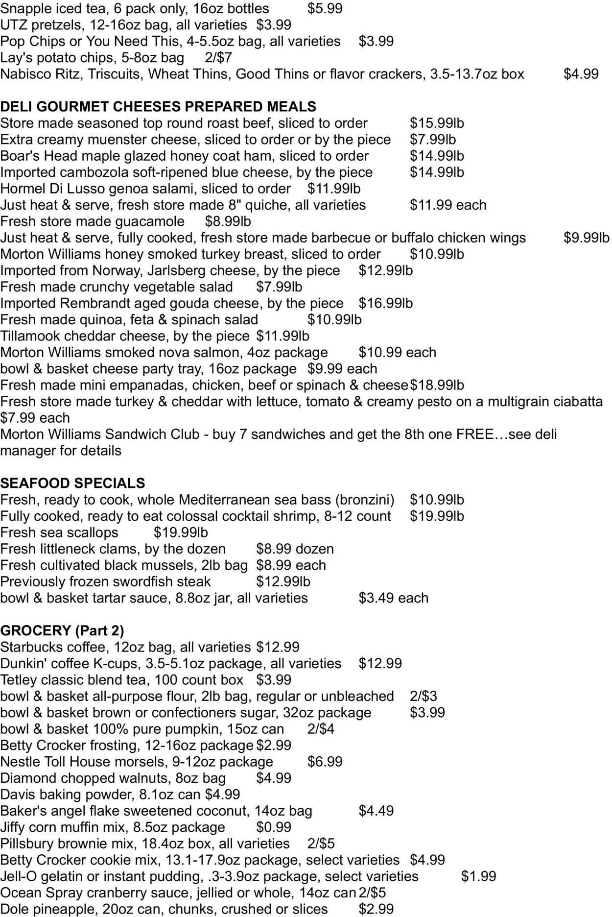 Weekly ad Morton Williams 12/19/2025 - 12/25/2025