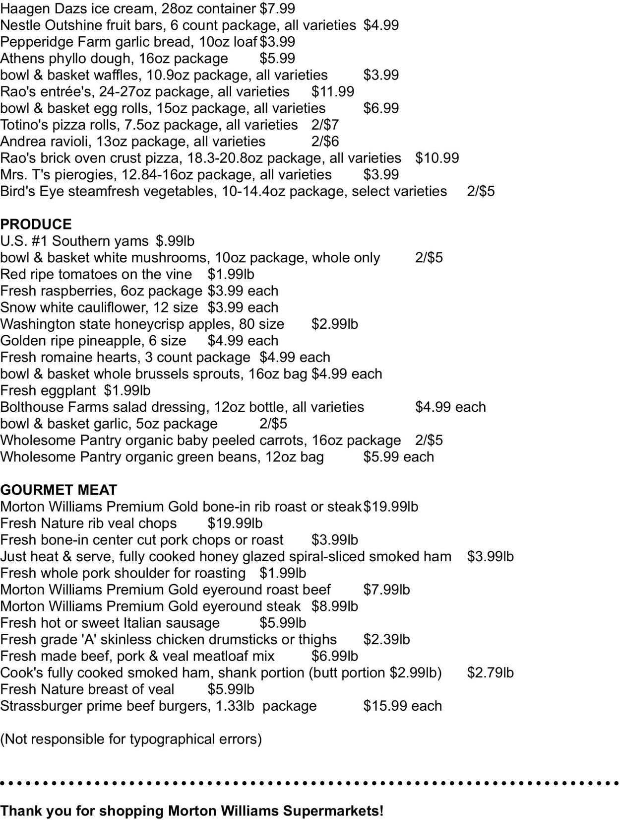 Weekly ad Morton Williams 12/19/2025 - 12/25/2025