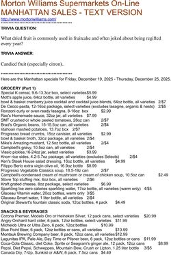 Weekly ad Morton Williams 12/19/2025 - 12/25/2025