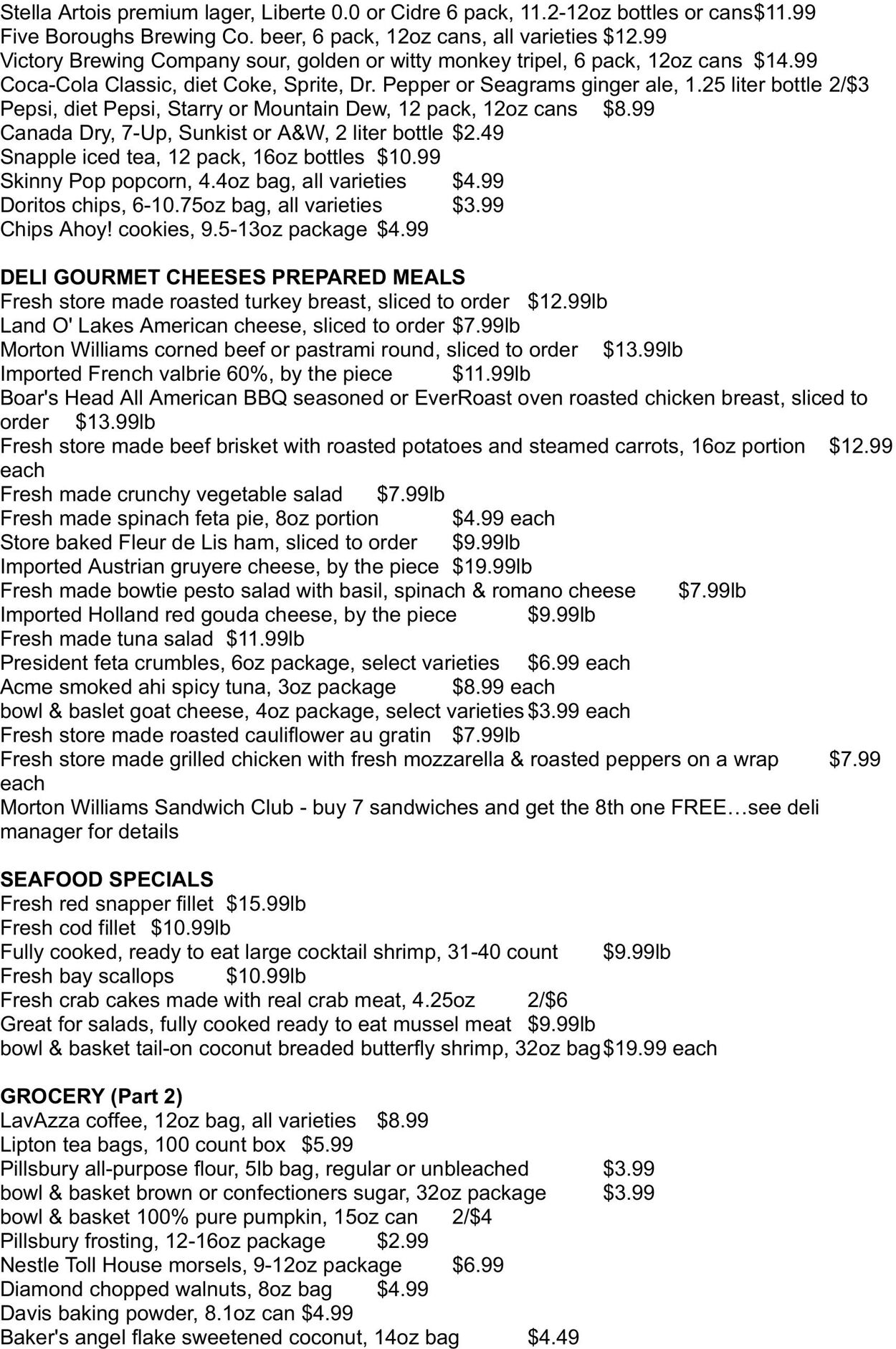 Weekly ad Morton Williams 12/12/2025 - 12/18/2025