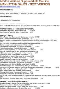 Weekly ad Morton Williams 12/12/2025 - 12/18/2025