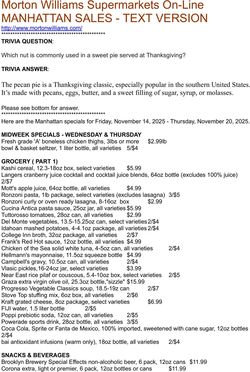 Weekly ad Morton Williams 11/14/2025 - 11/20/2025