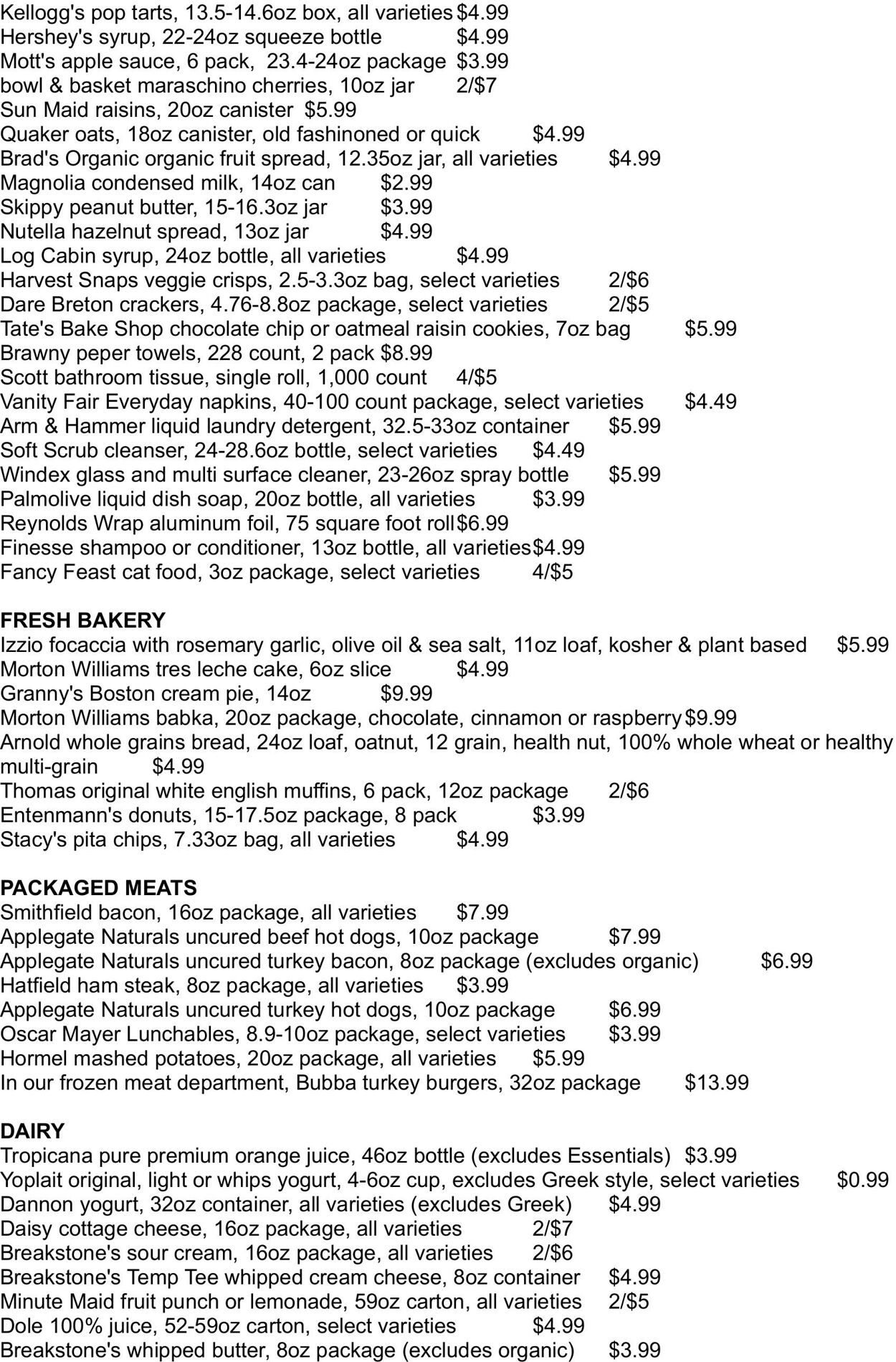 Weekly ad Morton Williams 12/05/2025 - 12/11/2025