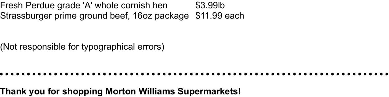 Weekly ad Morton Williams 12/05/2025 - 12/11/2025