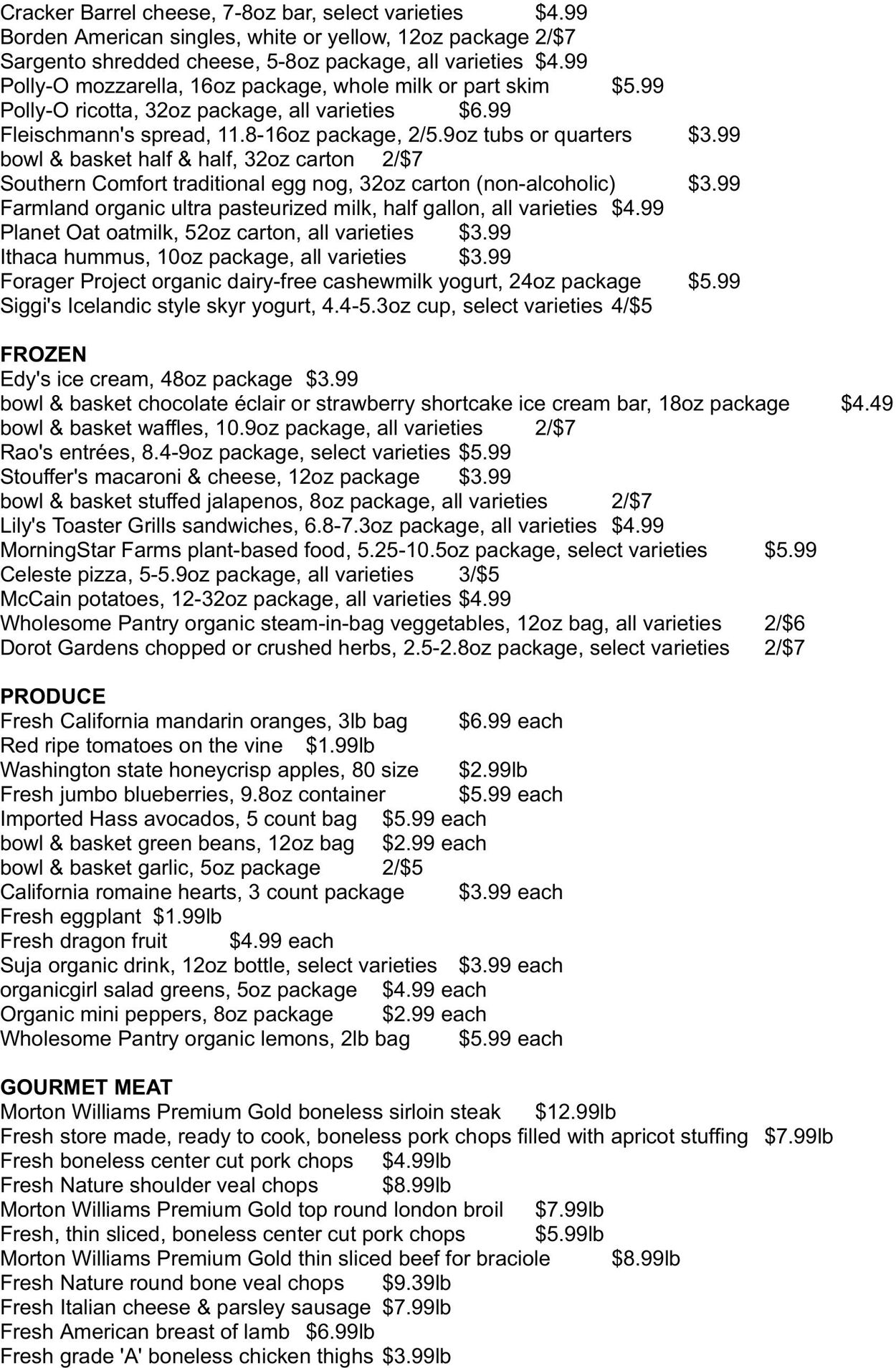 Weekly ad Morton Williams 12/05/2025 - 12/11/2025