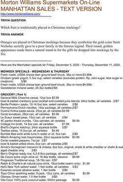 Weekly ad Morton Williams 12/05/2025 - 12/11/2025