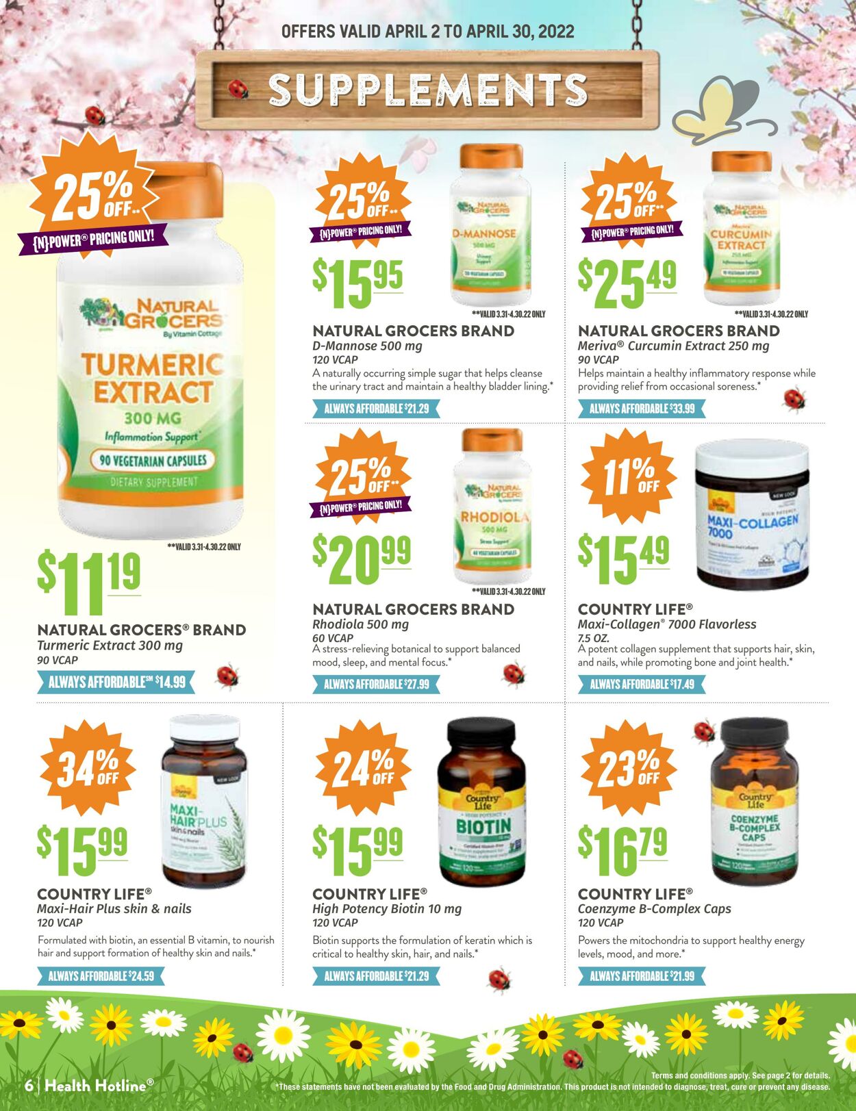 Weekly ad Natural Grocers 04/02/2022 - 04/30/2022