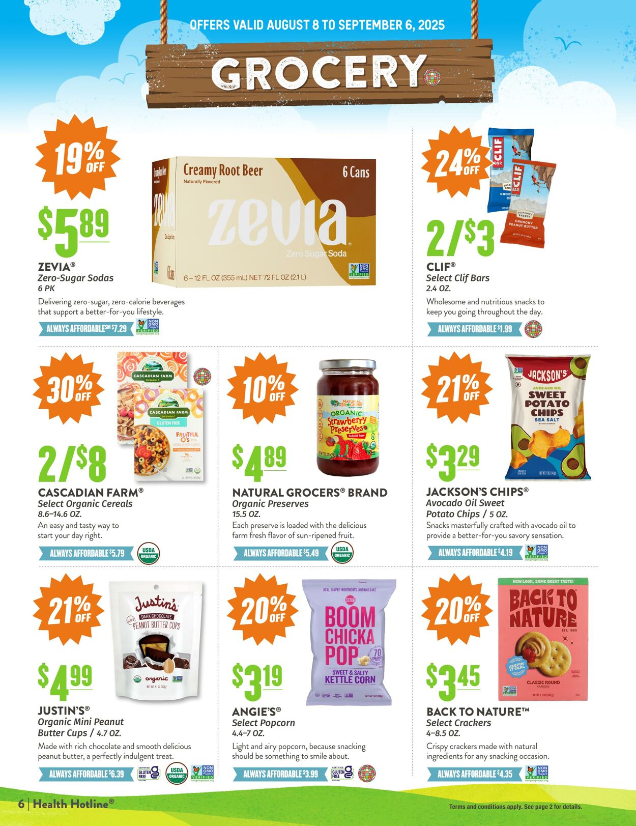 Weekly ad Natural Grocers 08/05/2025 - 08/25/2025