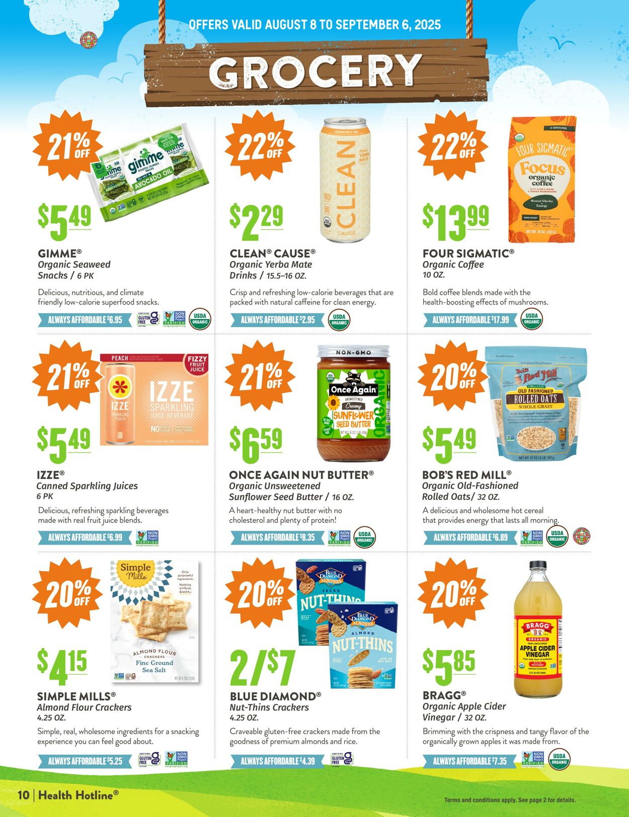 Weekly ad Natural Grocers 08/05/2025 - 08/25/2025