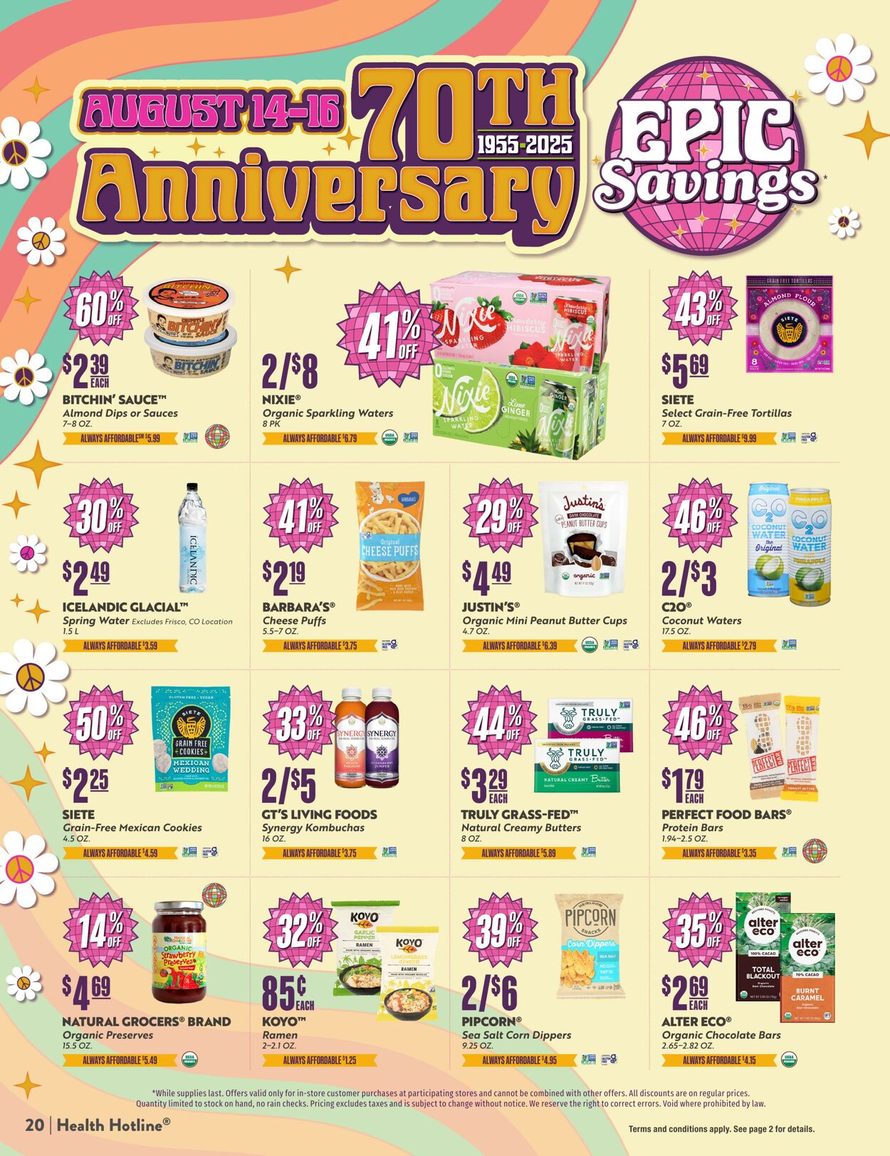 Weekly ad Natural Grocers 08/05/2025 - 09/03/2025