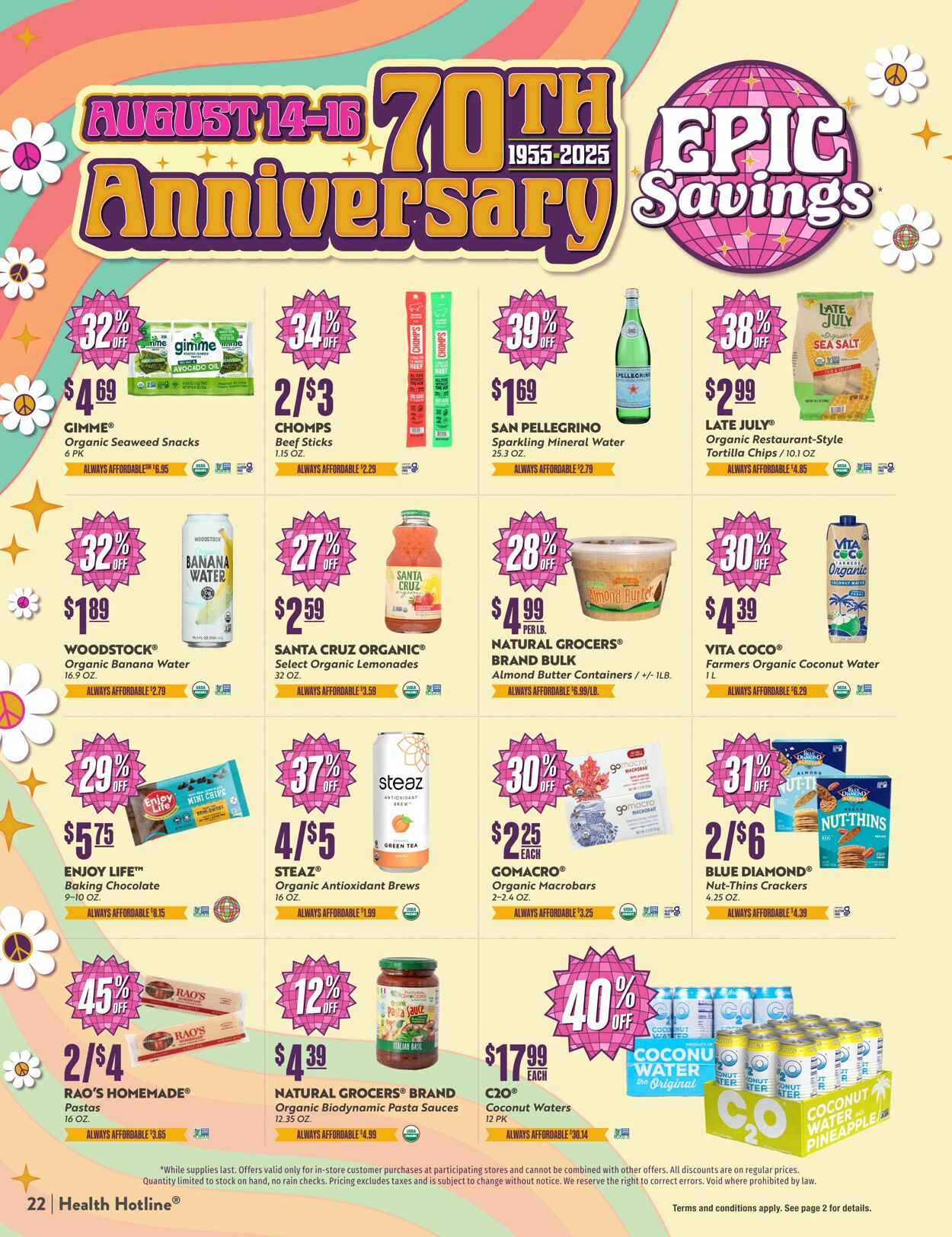 Weekly ad Natural Grocers 08/05/2025 - 08/25/2025