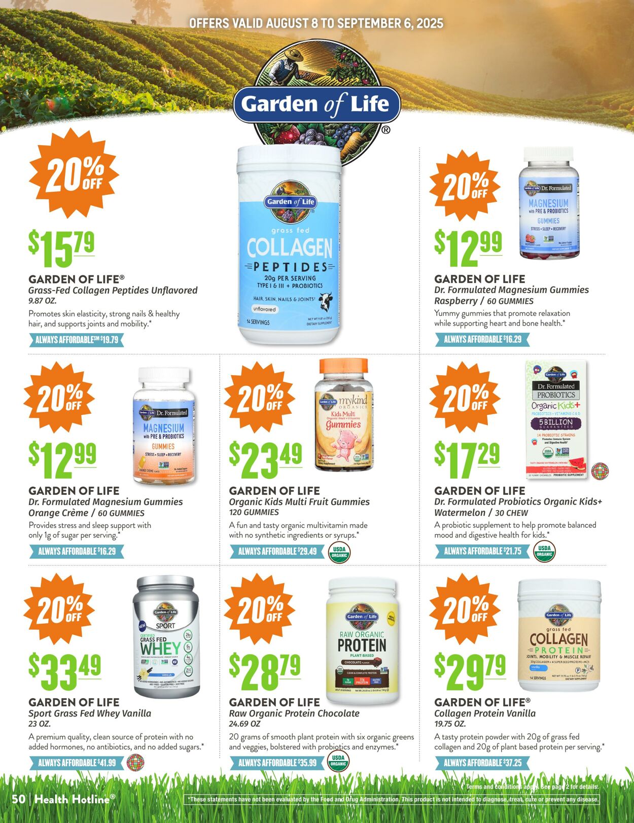 Weekly ad Natural Grocers 08/05/2025 - 08/25/2025