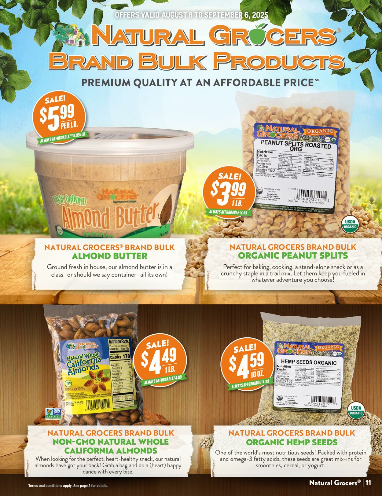 Weekly ad Natural Grocers 08/05/2025 - 08/21/2025