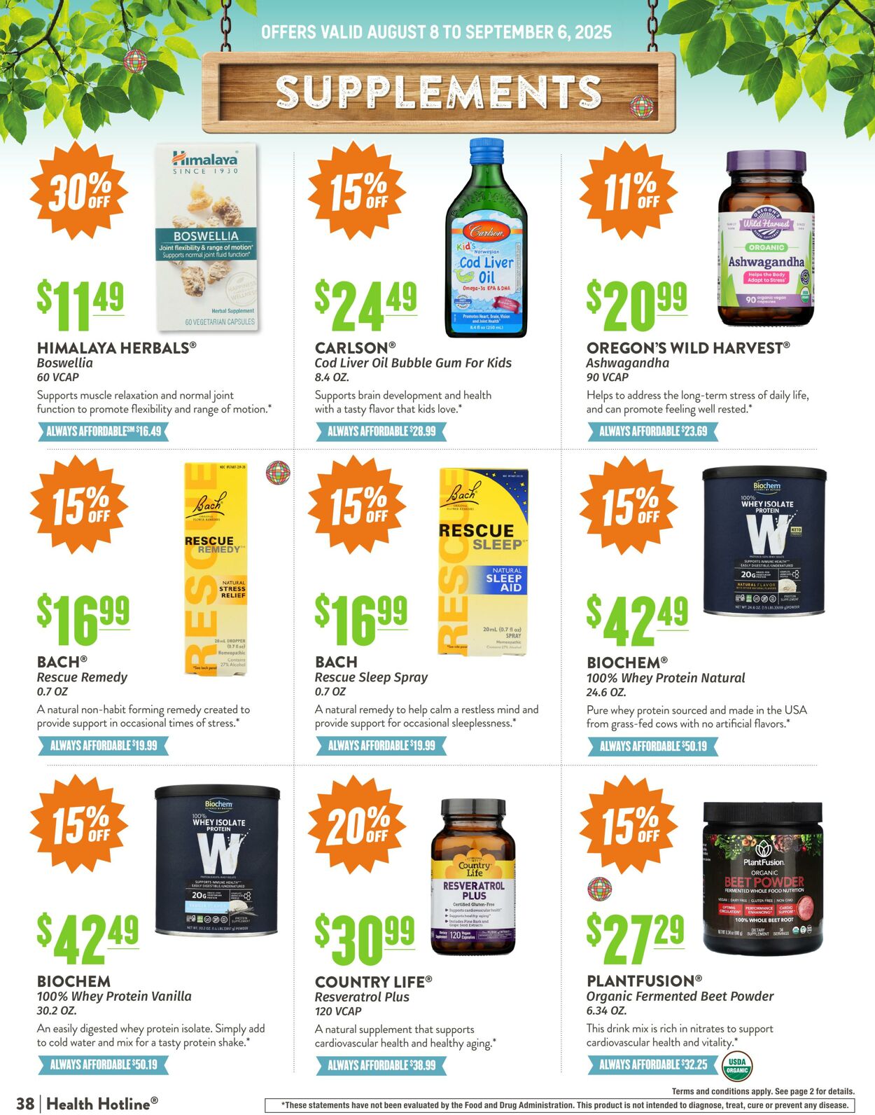 Weekly ad Natural Grocers 08/05/2025 - 08/21/2025