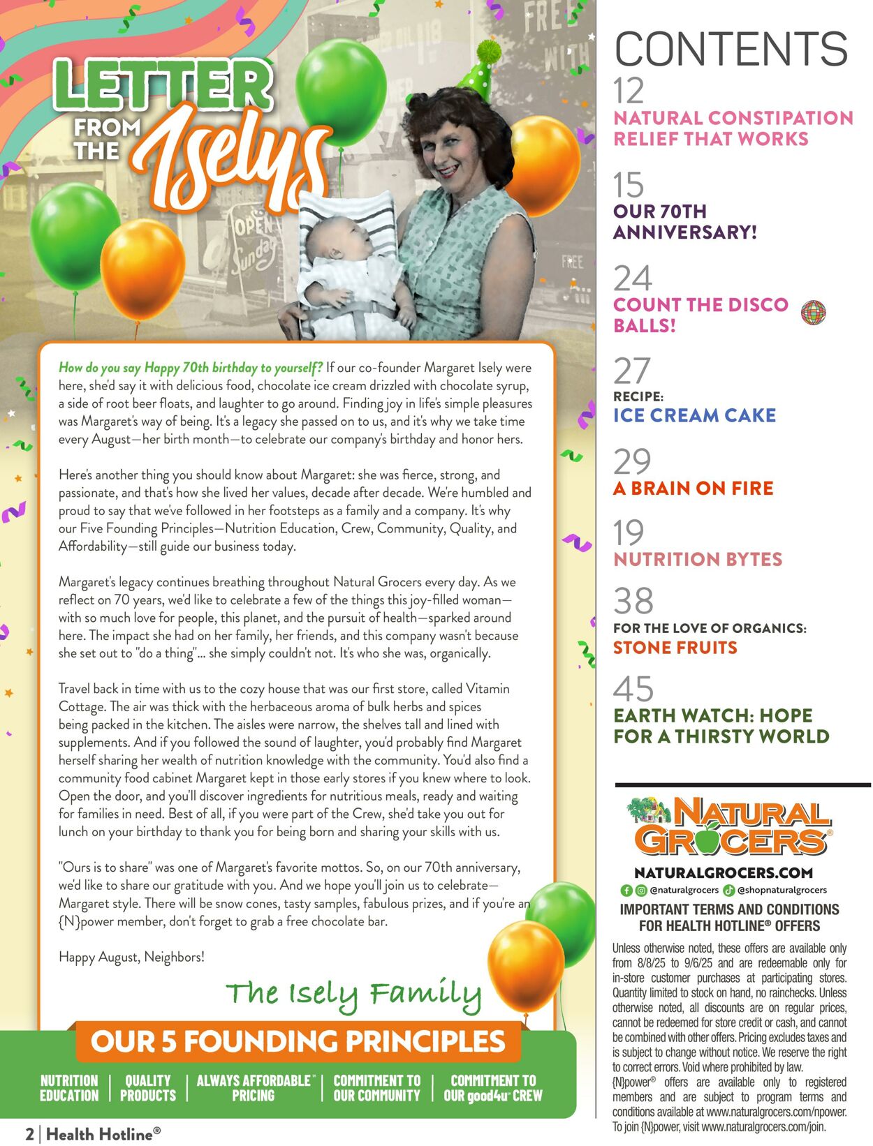Weekly ad Natural Grocers 08/05/2025 - 09/01/2025