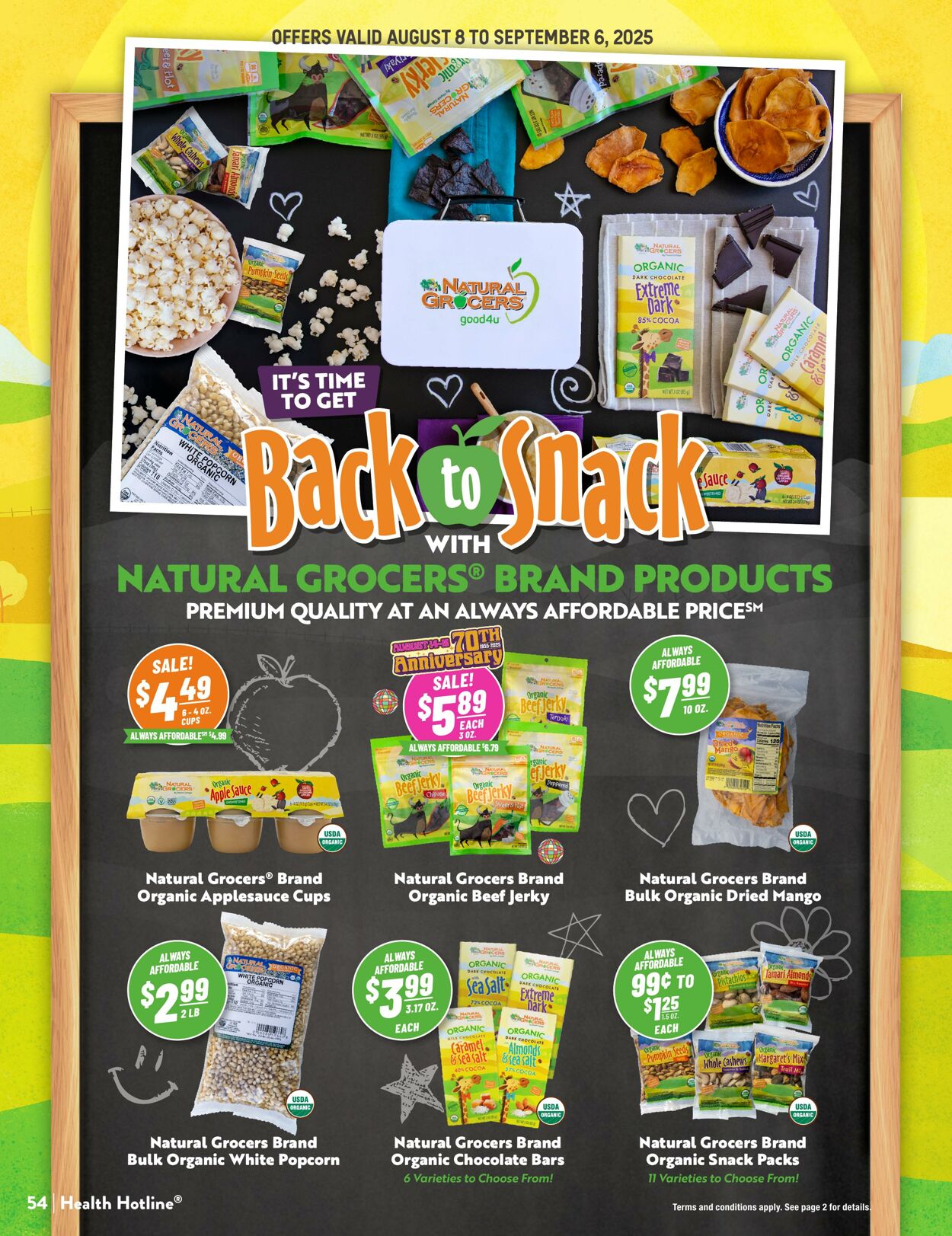Weekly ad Natural Grocers 08/05/2025 - 08/25/2025