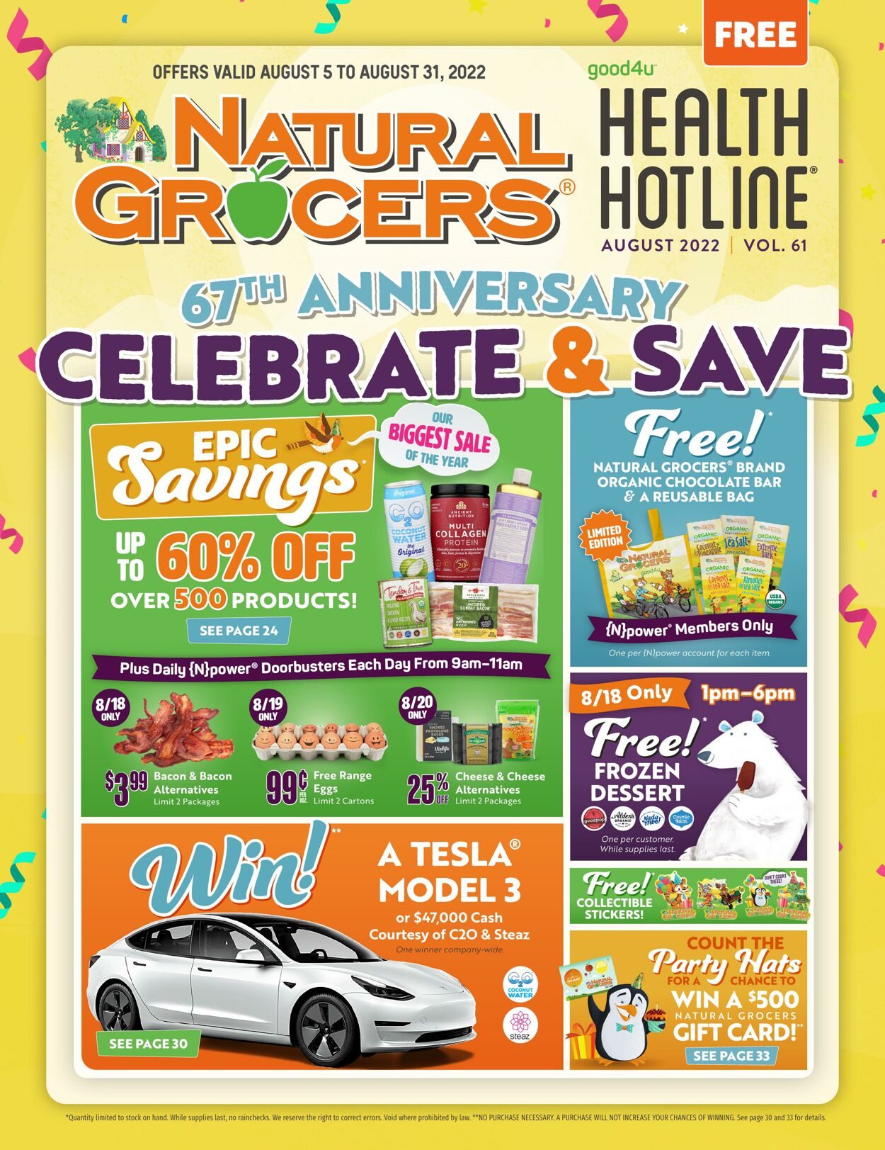Weekly ad Natural Grocers 08/05/2022 - 08/31/2022