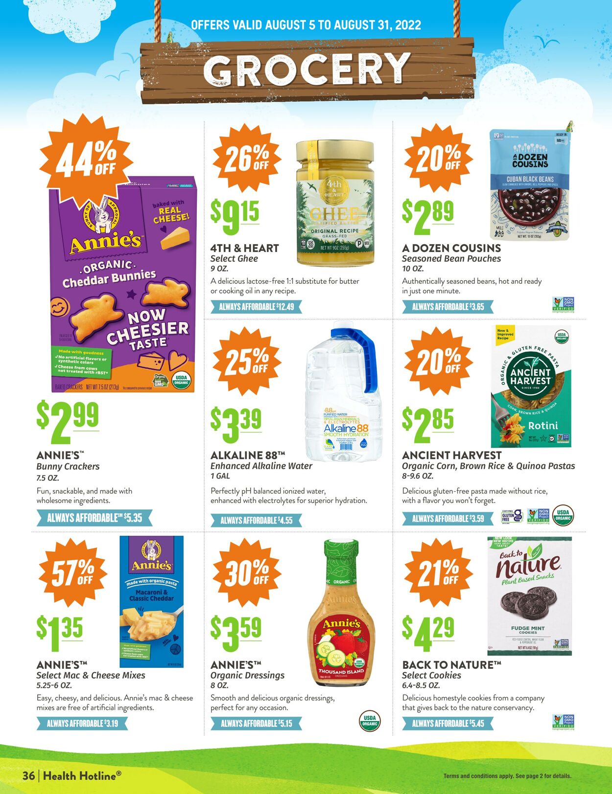 Weekly ad Natural Grocers 08/05/2022 - 08/31/2022