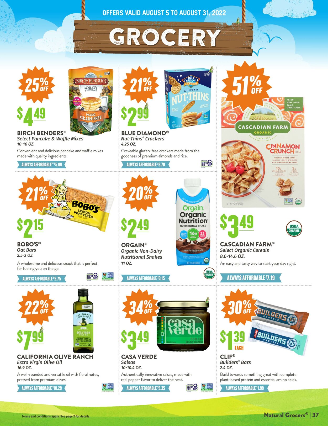 Weekly ad Natural Grocers 08/05/2022 - 08/31/2022