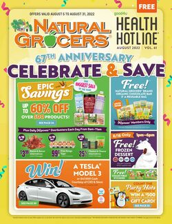 Weekly ad Natural Grocers 08/05/2022-08/31/2022