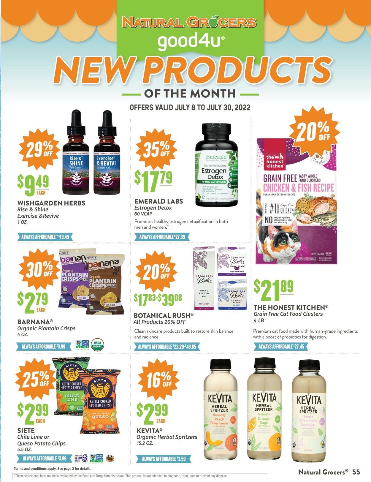 Weekly ad Natural Grocers 07/08/2022 - 07/30/2022