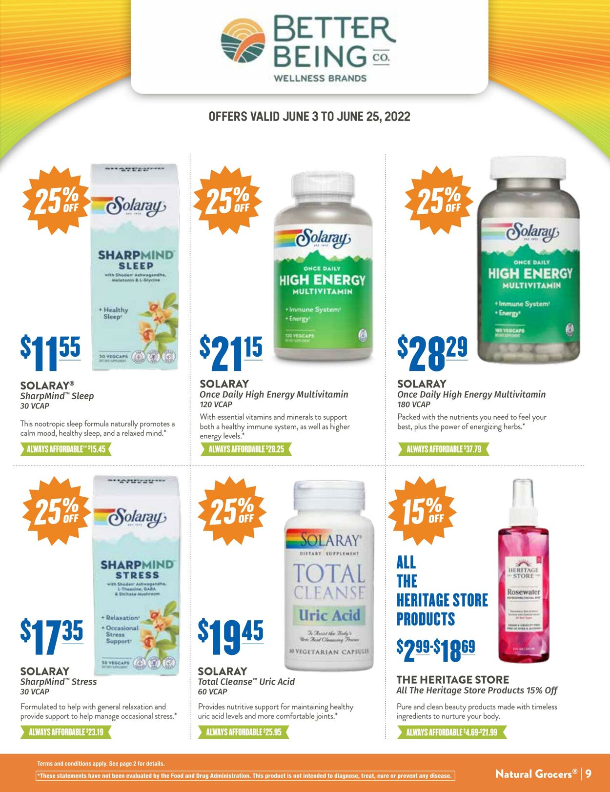 Weekly ad Natural Grocers 06/03/2022 - 06/25/2022