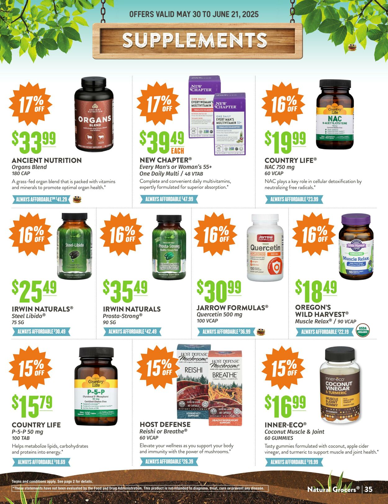 Weekly ad Natural Grocers 06/02/2025 - 06/23/2025