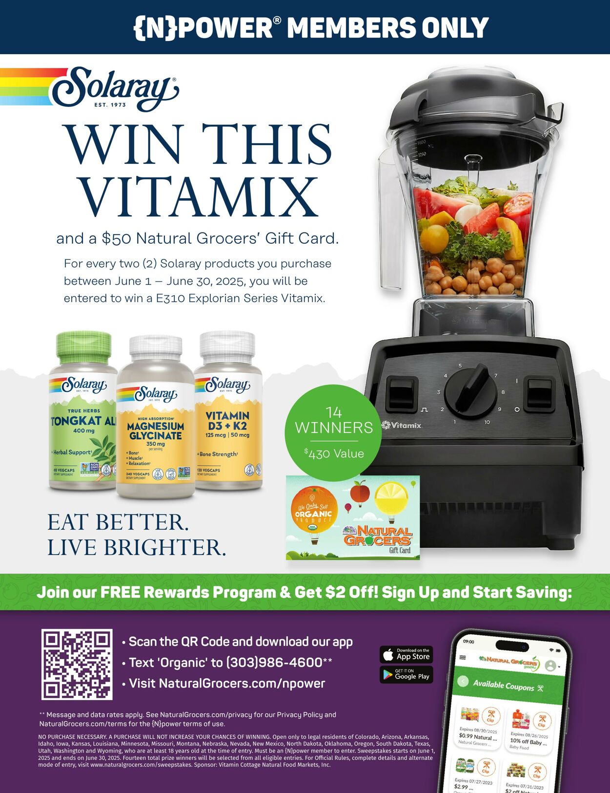 Weekly ad Natural Grocers 06/02/2025 - 06/23/2025
