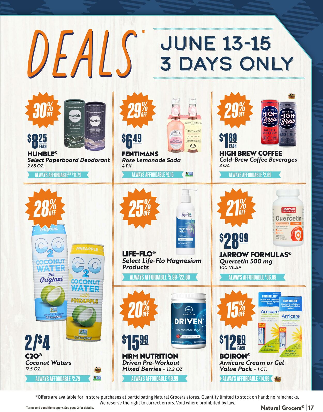 Weekly ad Natural Grocers 06/02/2025 - 06/23/2025
