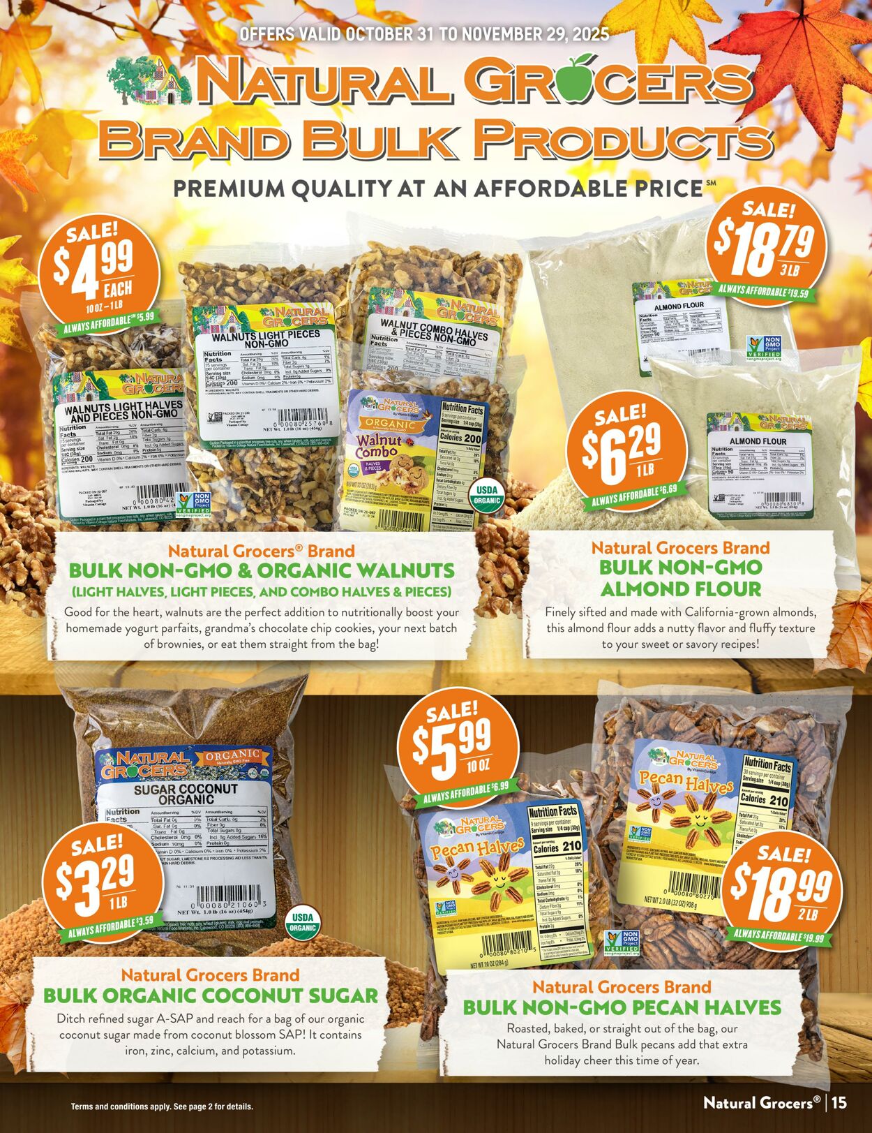 Weekly ad Natural Grocers 10/30/2025 - 11/27/2025