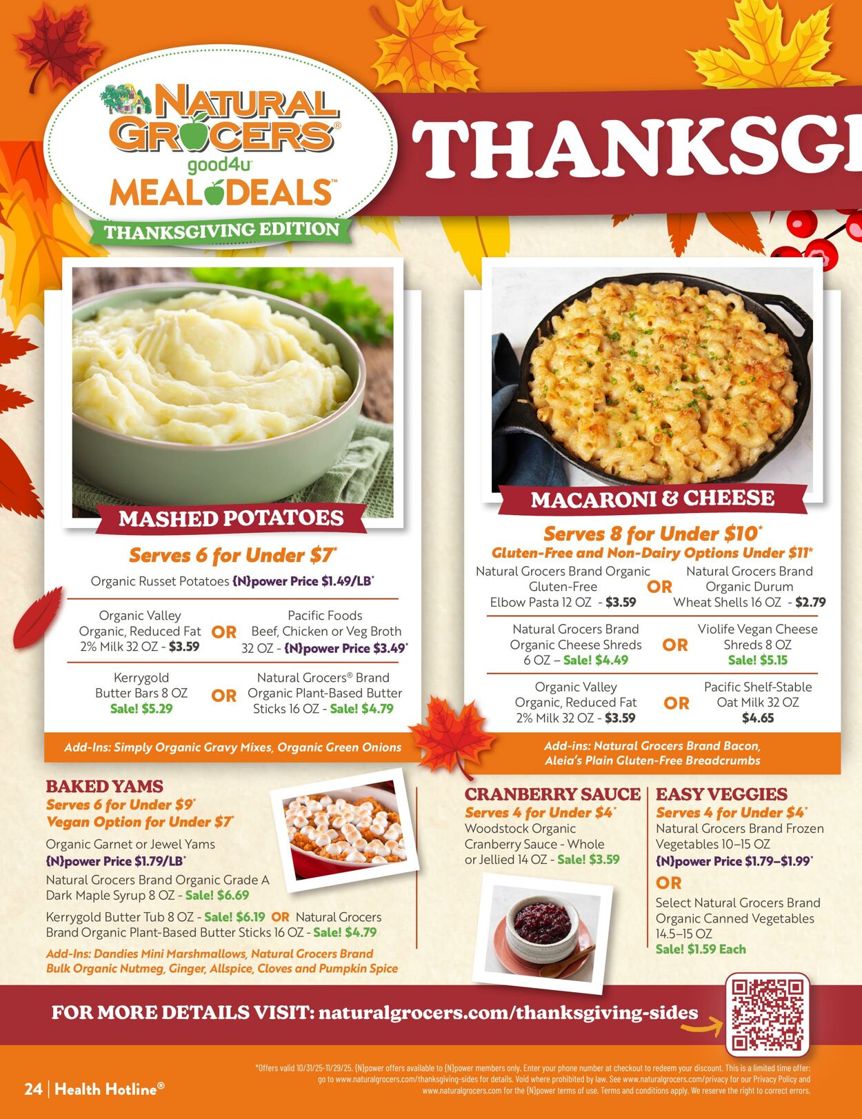 Weekly ad Natural Grocers 10/30/2025 - 11/27/2025