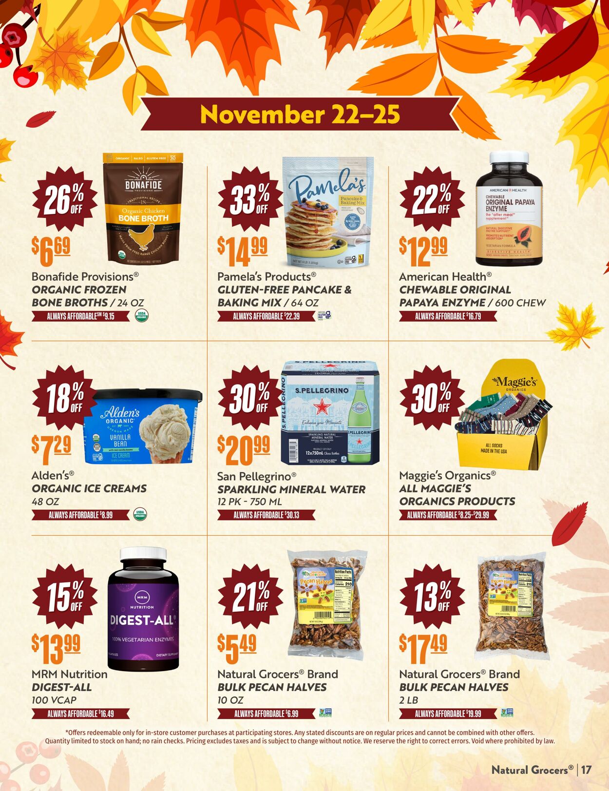 Weekly ad Natural Grocers 10/23/2025 - 11/04/2025