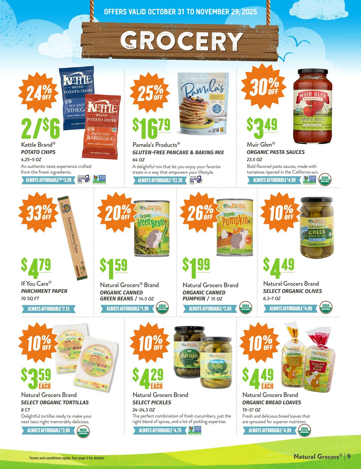 Weekly ad Natural Grocers 10/23/2025 - 11/04/2025