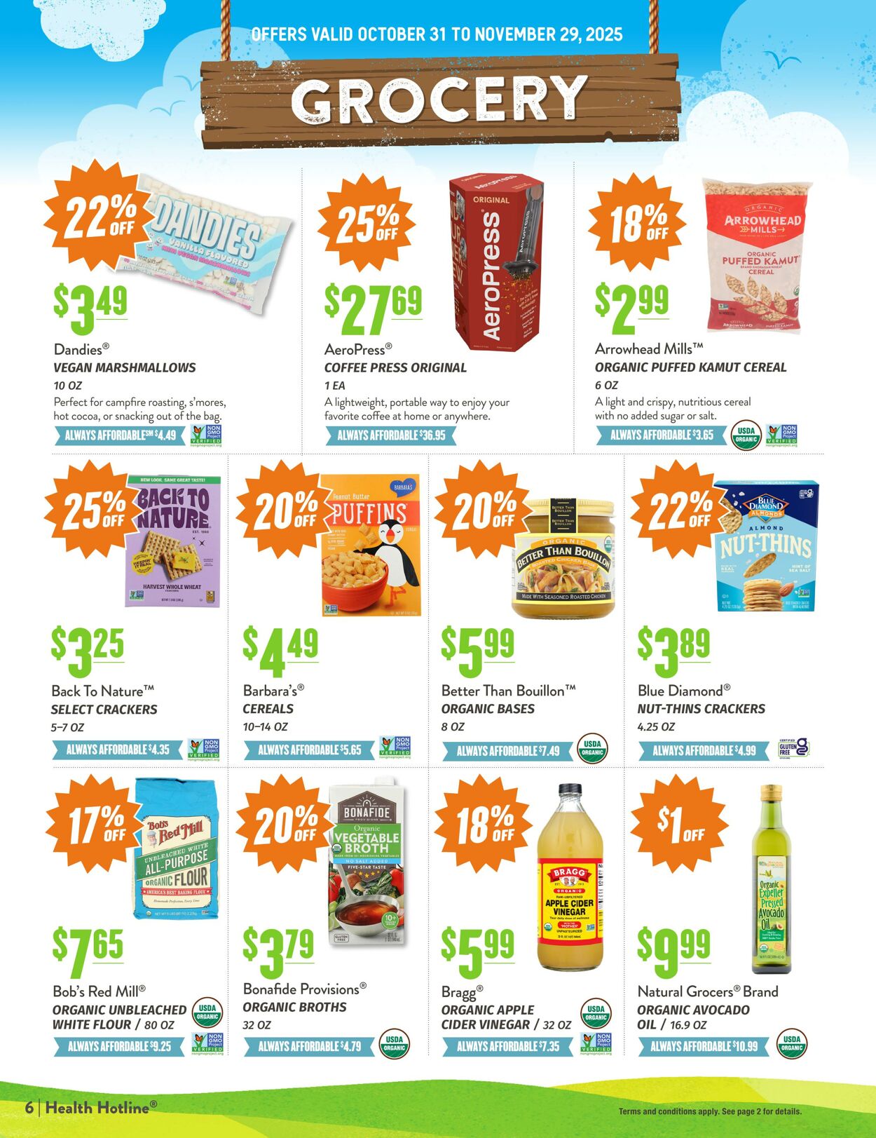 Weekly ad Natural Grocers 10/30/2025 - 11/27/2025